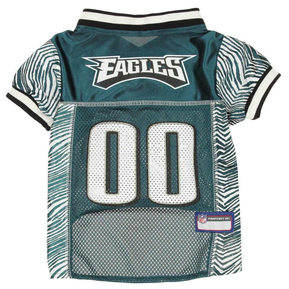 Zubaz NFL Team Pet Jersey for Dogs, Philadelphia Eagles, Medium