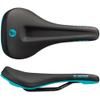 BEL AIR 3.0 MAX LUX-Alloy Rail Saddle Black Microfibre Top/Turquiose Base view 1
