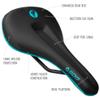 BEL AIR 3.0 MAX LUX-Alloy Rail Saddle Black Microfibre Top/Turquiose Base view 2