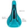BEL AIR 3.0 MAX LUX-Alloy Rail Saddle Black Microfibre Top/Turquiose Base view 3