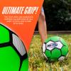Nerf Proshot Kids Soccer Ball - Size 4 Indoor + Outdoor Youth Soccer Ball + Air Pump Set - Official Size 5 Soft Cover for Boys + Girls - Pump + Inflation Needle Included - Green/White view 3