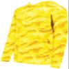 Holloway Boys' Youth Stock Cotton-Touch Poly Hoodie, Gold Shockwave Print, X-Large view 1