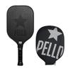 PELLO PXIII Carbon Fiber Pickleball Paddle | Elongated USAPA Approved | Pro-Level Performance Pickleball Paddle for Power, Spin & Control | Carbon Fiber Pickle Ball Paddle Women and Men | (Black) view 1
