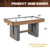 Barrington Billiards 5' Urban Air Powered Hockey Table with Pusher and Puck Set view 2