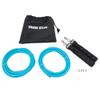 Iron Gym Pull-Up Bar & Jump Rope - Total Upper Body Workout Bar for Doorway, Adjustable Width Locking, Portable Door Frame Horizontal Chin-up Bar, for Fitness and Exercise, Silver view 4