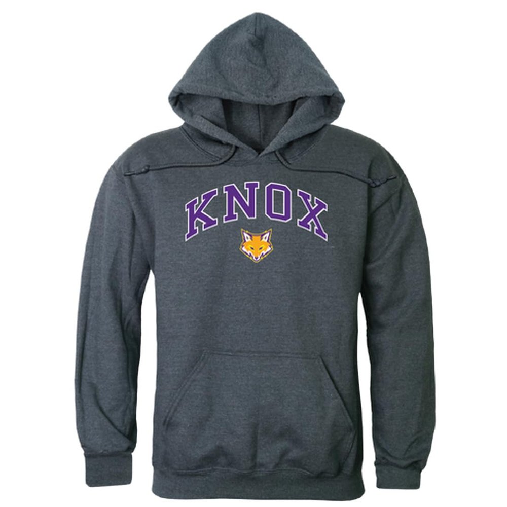W Republic Knox College Prairie Fire Campus Hoodie Sweatshirts - Heather Charcoal, Large