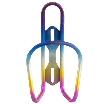 SILCA Sicuro Titanium Water Bottle cage | Cages for Bike with 21mm Fore/AFT Adjustment | Lighter Than Steel and Stronger Than Carbon and Alloy 30g | Hand Bent and Laser Welded in Indiana | USA Made