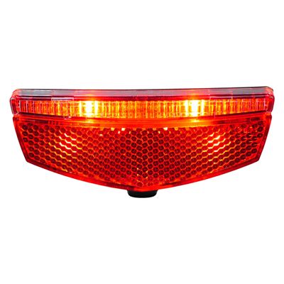BV Bike Rear Rack Lights - LED Tail Light for Cycling Safety, Easy to Install (Rear Carrier Mount-A)