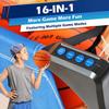 E-Jet Basketball Arcade Game, Kids Basketball Gifts for Kids Boys Girls Children Youth & Teens | 16-in-1 Games Dual Shot,Blue (EIR047332038) view 2