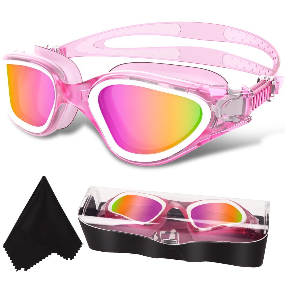 WIN.MAX Polarized Swimming Goggles Swim Pool Goggles Anti Fog Anti UV No Leakage Clear Vision for Men Women Adults Teenagers