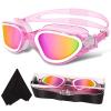 WIN.MAX Polarized Swimming Goggles Swim Pool Goggles Anti Fog Anti UV No Leakage Clear Vision for Men Women Adults Teenagers view 1