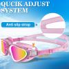 WIN.MAX Polarized Swimming Goggles Swim Pool Goggles Anti Fog Anti UV No Leakage Clear Vision for Men Women Adults Teenagers view 4