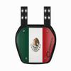O Shield Mexican Flag Football Back Plate, Lower Back Pads for Football Players, Rear Protector, Youth Fit view 1