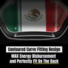 O Shield Mexican Flag Football Back Plate, Lower Back Pads for Football Players, Rear Protector, Youth Fit view 4