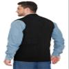 Turtle Bay New York Mens Rib Knit Sweater Vest  Sleeveless Button Front Cardigan with Pockets Navy/M view 2