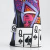 Pins & Aces Royal Flush Fairway Head Cover - Premium, Hand-Made Leather Headcover - Ace of Spades & Magnetic Closure, Tour Quality Golf Club Cover - Style and Customize Your Golf Bag (Black) view 4