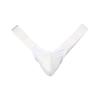 JEsilunmaMY Men's Y-Back Underwear Sexy Low Rise Bulge G-String Thongs Solid Color Soft Comfort Stretch Under Panties Briefs (White,X-Large) view 1