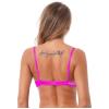Alvivi Womens Sheer Floral Lace Underwired Bra Sexy Half Cup Unlined Brassiere Lingerie Underwear Rose Large view 2