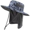BASSDASH UPF 50+ Sun Fishing Hat Water Resistant with Detachable Neck Flap view 1