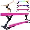 Seliyoo Adjustable Balance Beam for Kids, 8FT Gymnastics Beam with Anti-Slip Legs, High and Low Floor Beam for All Gymnastics Levels, Professional Gymnastic Equipment for Home, Gym Center view 1