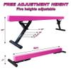 Seliyoo Adjustable Balance Beam for Kids, 8FT Gymnastics Beam with Anti-Slip Legs, High and Low Floor Beam for All Gymnastics Levels, Professional Gymnastic Equipment for Home, Gym Center view 2
