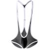 JEsilunmaMY Stretch Mesh Bodysuit for Men Wrestling Singlet Leotard Breathable Underwear Low Rise Briefs Suspender Jumpsuit (Black,One Size) view 1