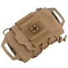 SABADO Rapid/Quick Deploy First Aid Kit Pack Tactical IFAK Pouch Two-piece System Med Roll Carrier Hypalon Handle Outdoor Sport Hunting Bag (Coyote Brown) view 4