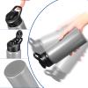 CHENGU 10 Pieces Water Bottle Bulk 20 oz Aluminum Reusable Bottles Lightweight Snap Lid Water Cups Easy Carry Leak Proof Travel Tumbler for Gym Sports Camping Hiking Fishing (Gray) view 3