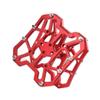 ihreesy 1Pair Bike Clipless Platform Adapter,Aluminum Alloy Bicycle Platform Pedals Self-Locking Bike Pedal Platform Adapters for Mountain Road Bike,Red view 1
