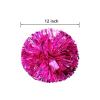 Aimto Pom Poms Cheerleading with a White Handle for Sports Party Dance Team Accessories Cheering Squad Spirit (2 Pack Pink). view 3