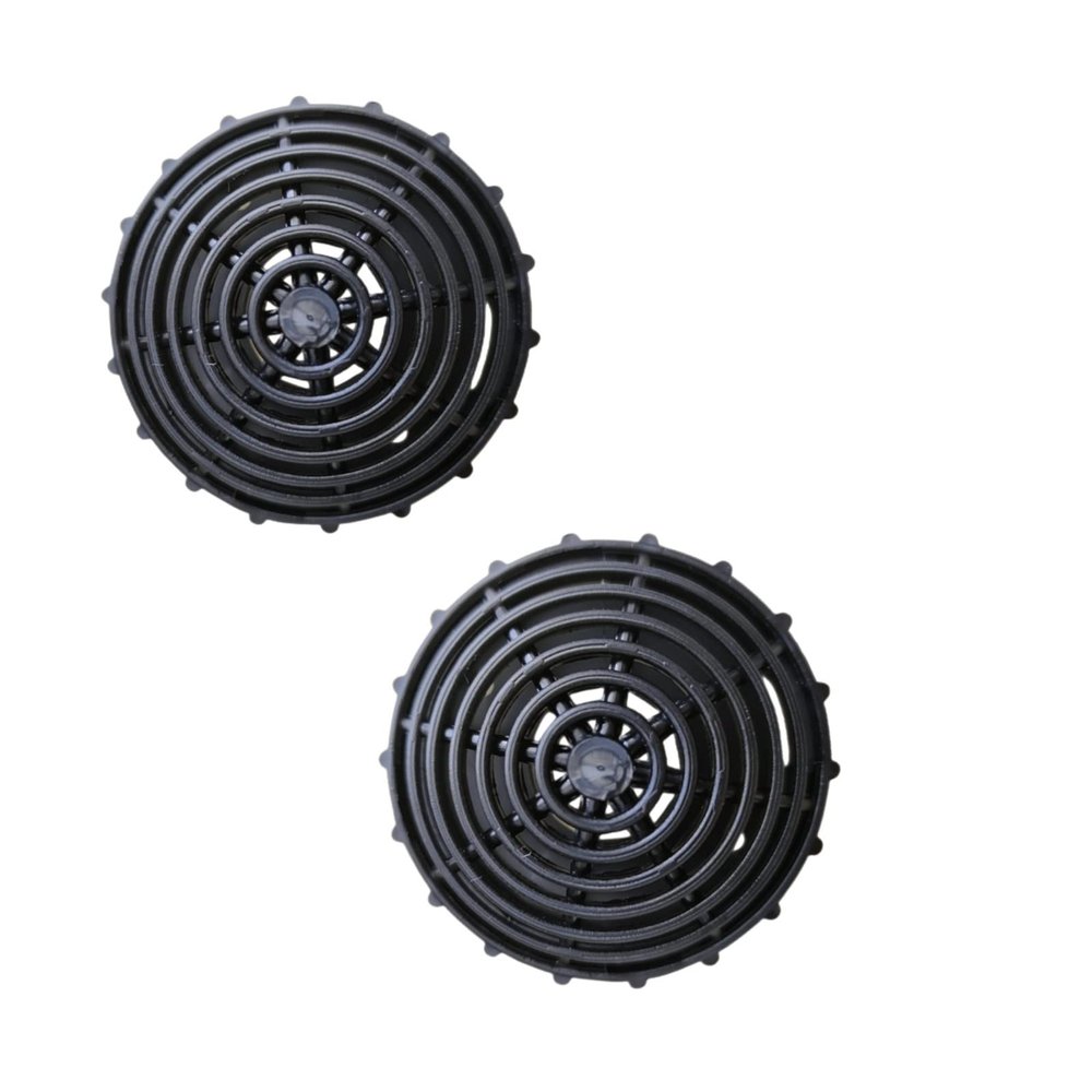 UanofCn 7100118 Intake Filter Screen for Johnson Pump and Livewell Aerator Pump 77125 Skeeter Ranger and Fishing Boat Round Nylon Plastic Black