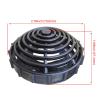 UanofCn 7100118 Intake Filter Screen for Johnson Pump and Livewell Aerator Pump 77125 Skeeter Ranger and Fishing Boat Round Nylon Plastic Black view 4