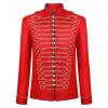 XUNRYAN Men's Victorian Jackets Medieval Pirate Jacket Steampunk Coat Captain Adult Halloween Cosplay Costume view 1
