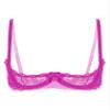 Alvivi Womens Sheer Floral Lace Underwired Bras Adjustable Strap Unlined Brassiere Underwear Rose 5X-Large view 1