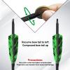 28"/30" Archery Carbon Arrows Spine 400/500 with 4" Natural True Feather and Detachable Tip for Recurve and Compound and Traditional Bows Target Shooting Arrows(12 Pack) (30 inches,Spine 400) view 3