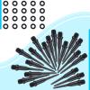 Sotiff 600 Pieces 2ba Thread Plastic Dart Tips Points and 600 Pieces Soft Rubber O Ring with a Storage Box for Dart Shaft Part Replacement(Classic,Black) view 4