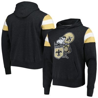47 Men's Black New Orleans Saints Legacy Premier Nico Pullover Hoodie