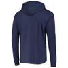 47 Men's Navy Tennessee Titans Field Franklin Hooded Long Sleeve T-Shirt view 3