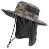 BASSDASH UPF 50+ Sun Fishing Hat Water Resistant with Detachable Neck Flap view 1