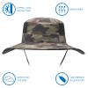 BASSDASH UPF 50+ Sun Fishing Hat Water Resistant with Detachable Neck Flap view 2