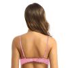 Alvivi Womens Sheer Floral Lace Underwired Bras Adjustable Strap Unlined Brassiere Underwear Dusty Pink 3X-Large view 2