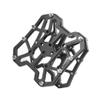 ihreesy 1Pair Bike Clipless Platform Adapter,Aluminum Alloy Bicycle Platform Pedals Self-Locking Bike Pedal Platform Adapters for Mountain Road Bike,Black view 1