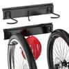 Ultrawall Bike Rack, Garage Bike Rack Wall Mount for 2 Bicycle and 1 Helmet, Heavy Duty Bike Storage for Home Space Saving Holds Up to 100lbs view 1