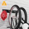 Ultrawall Bike Rack, Garage Bike Rack Wall Mount for 2 Bicycle and 1 Helmet, Heavy Duty Bike Storage for Home Space Saving Holds Up to 100lbs view 3