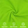 qikqik Lime Green Tights for Girls 4-6 Halloween Witch Tights Neon Green view 4