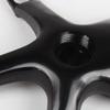 catazer Ultra-Light Bicycle Square Crank, 170mm Aluminum 130mm BCD for Single Speed Folding Bike BMX (Black) view 2