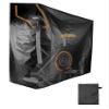QWORK Exercise Bike Cover, Upright Outdoor Waterproof UV Dust Wind Bicycle Storage for Most Fitness Stationary Bikes, Premium Sport Training Bike (Black) view 1