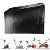 QWORK Exercise Bike Cover, Upright Outdoor Waterproof UV Dust Wind Bicycle Storage for Most Fitness Stationary Bikes, Premium Sport Training Bike (Black) view 2