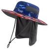 BASSDASH UPF 50+ Sun Fishing Hat Water Resistant with Detachable Neck Flap view 1