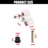 Drive-up Golf Cart Aluminium Alloy Rear Shackle Kit Bushing and Sleeves for 2014-Up Club Car Precedent Tempo and Onward G and E Models OEM 103964901 view 3